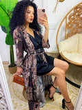 Maxi cardigan a fantasia
