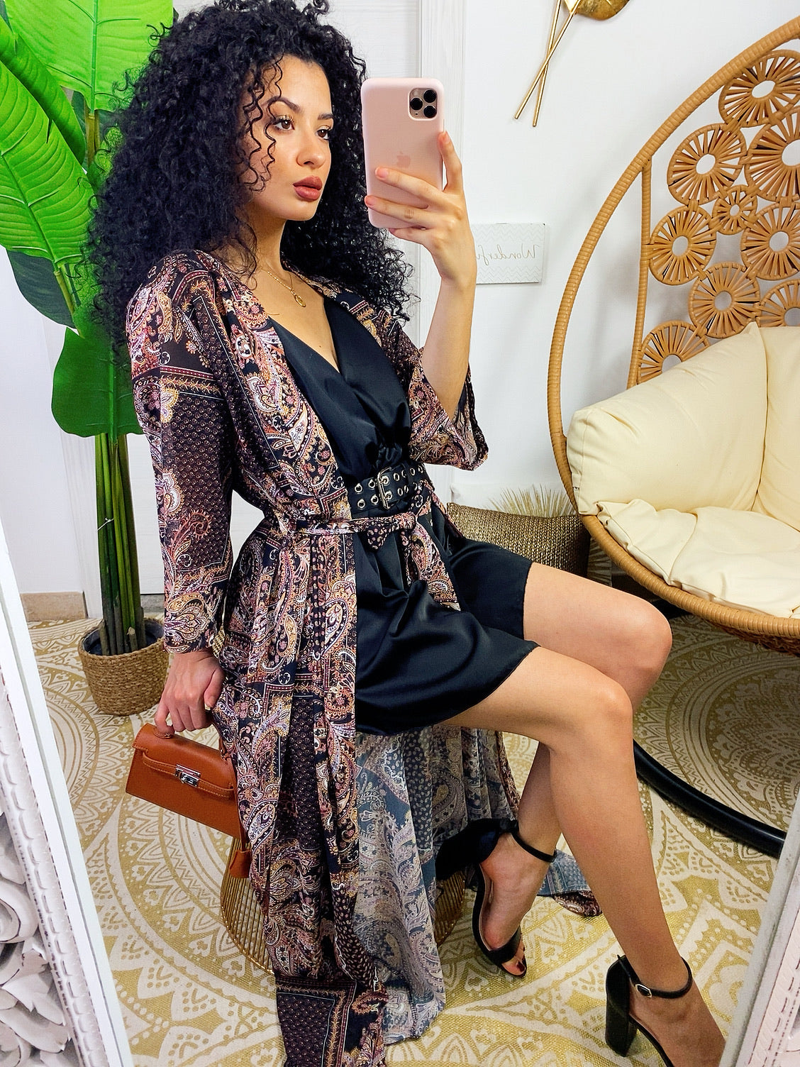 Maxi cardigan a fantasia