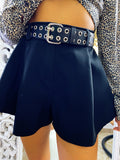 Short nero ampio