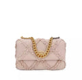 Pochette a mano rettangolare con catena top quality