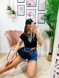 T-shirt Crop Tiger
