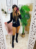 Blazer Nero con Borsetta
