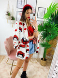 Giacca Donna Con fiori rossi