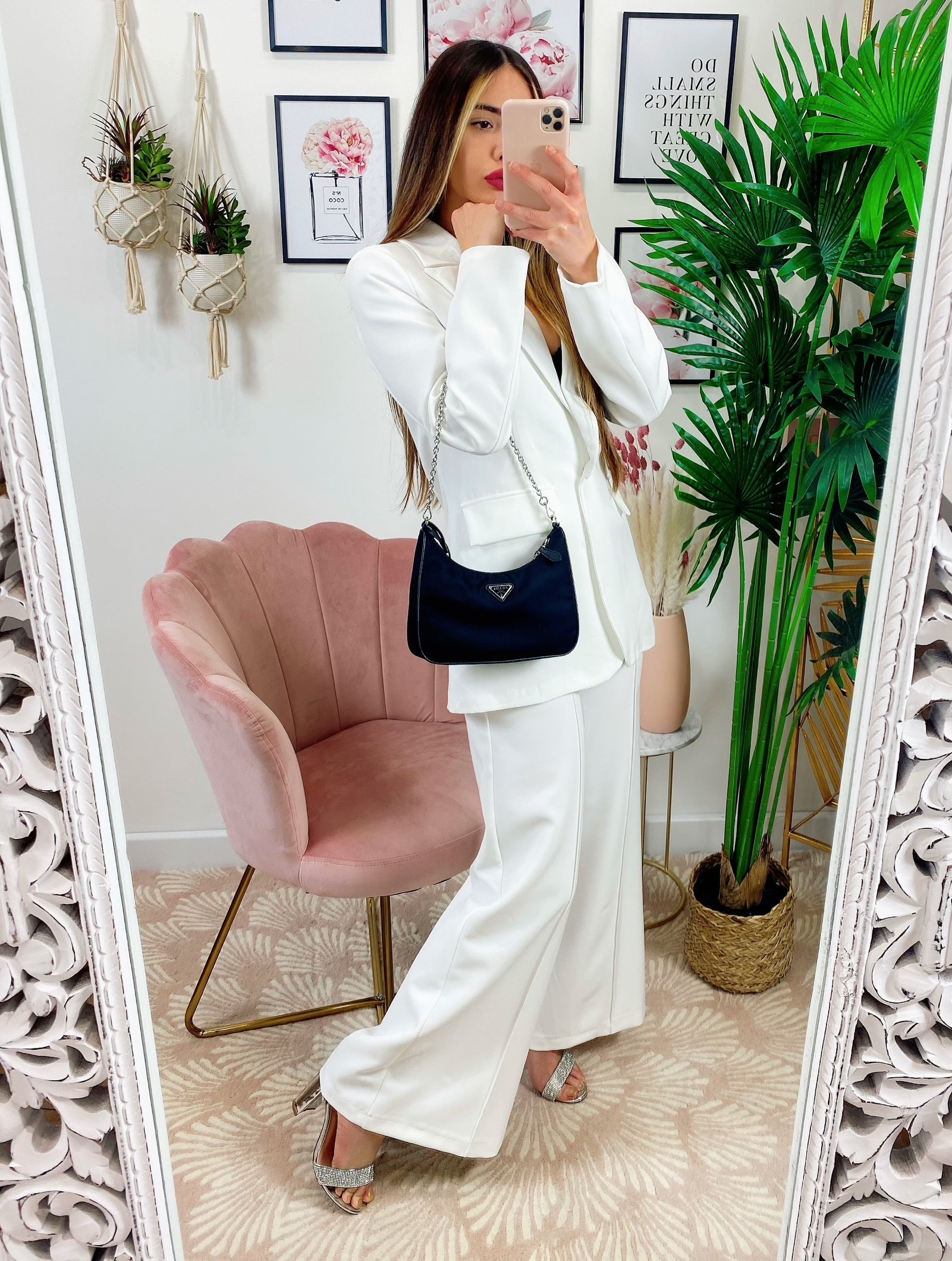 Completo Giacca e Pantalone a Zampa Bianco