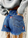 Short Levi’s Vintage bagno scuro con stampe