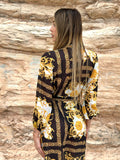 kimono nero gold con cintura