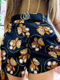 Short con Orsetti e cintura