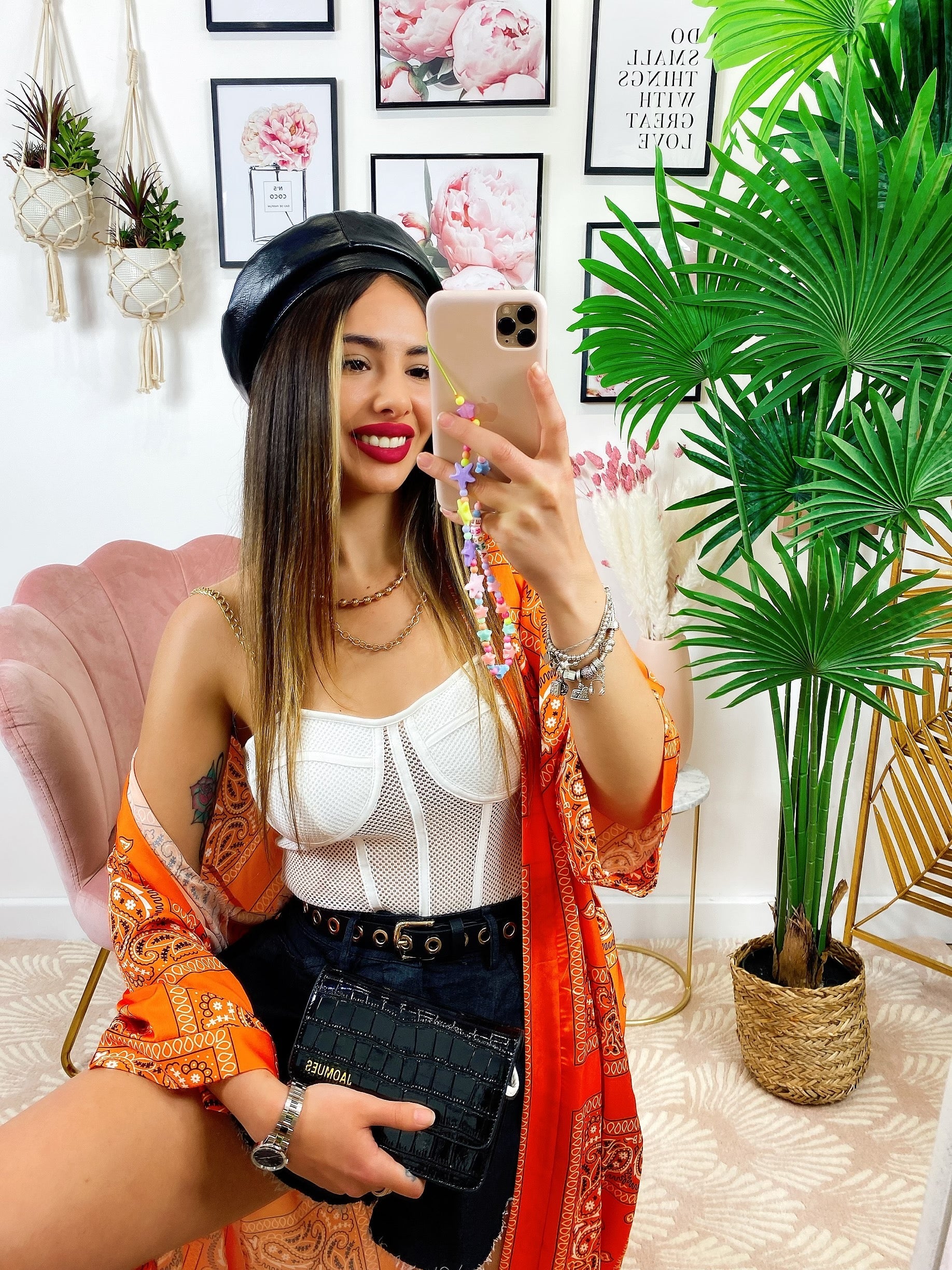 Kimono etnico Orange