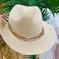 Cappello In paglia catena piccola