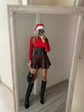 Dolce vita rosso in lana