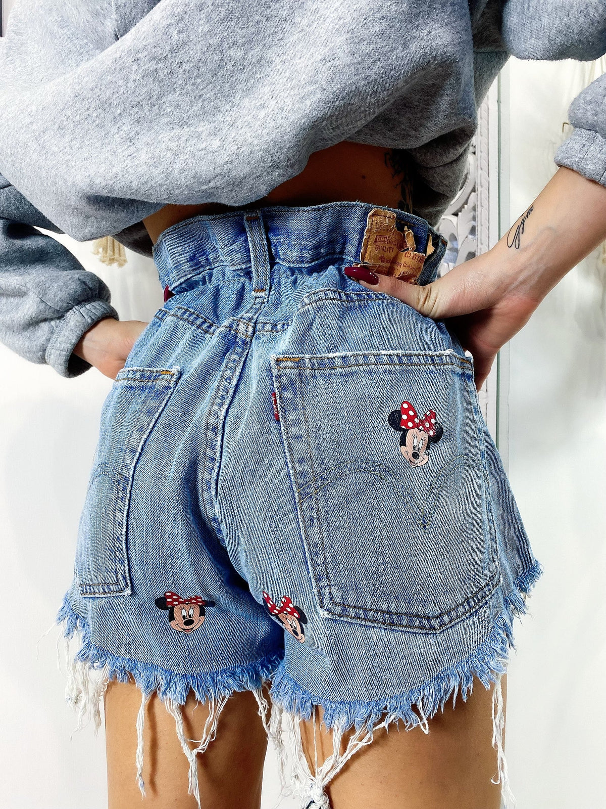 Short Levi’s Vintage bagno chiaro con stampe