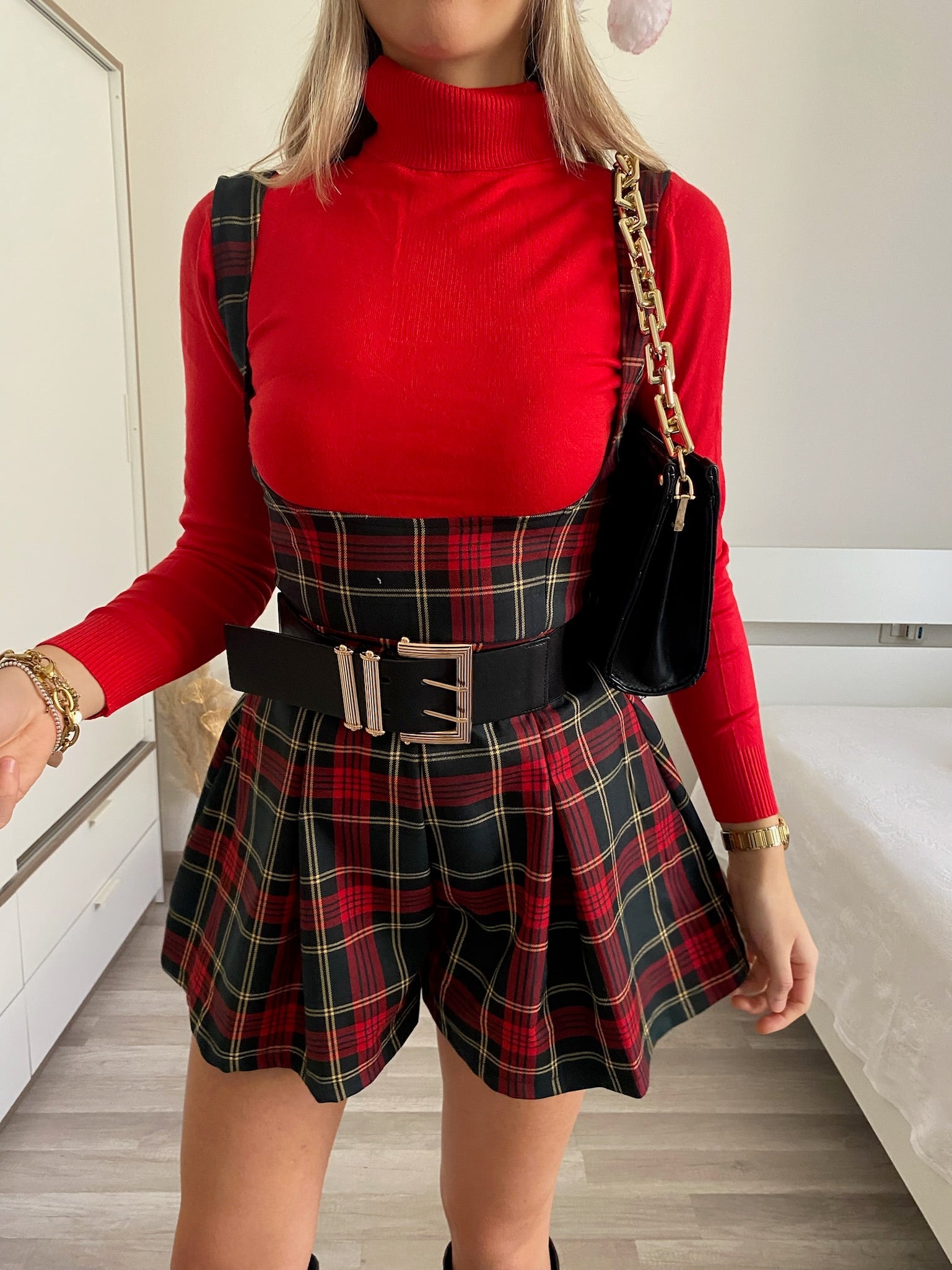 Dolce vita rosso in lana