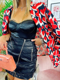 Giacca con Cuori base nera