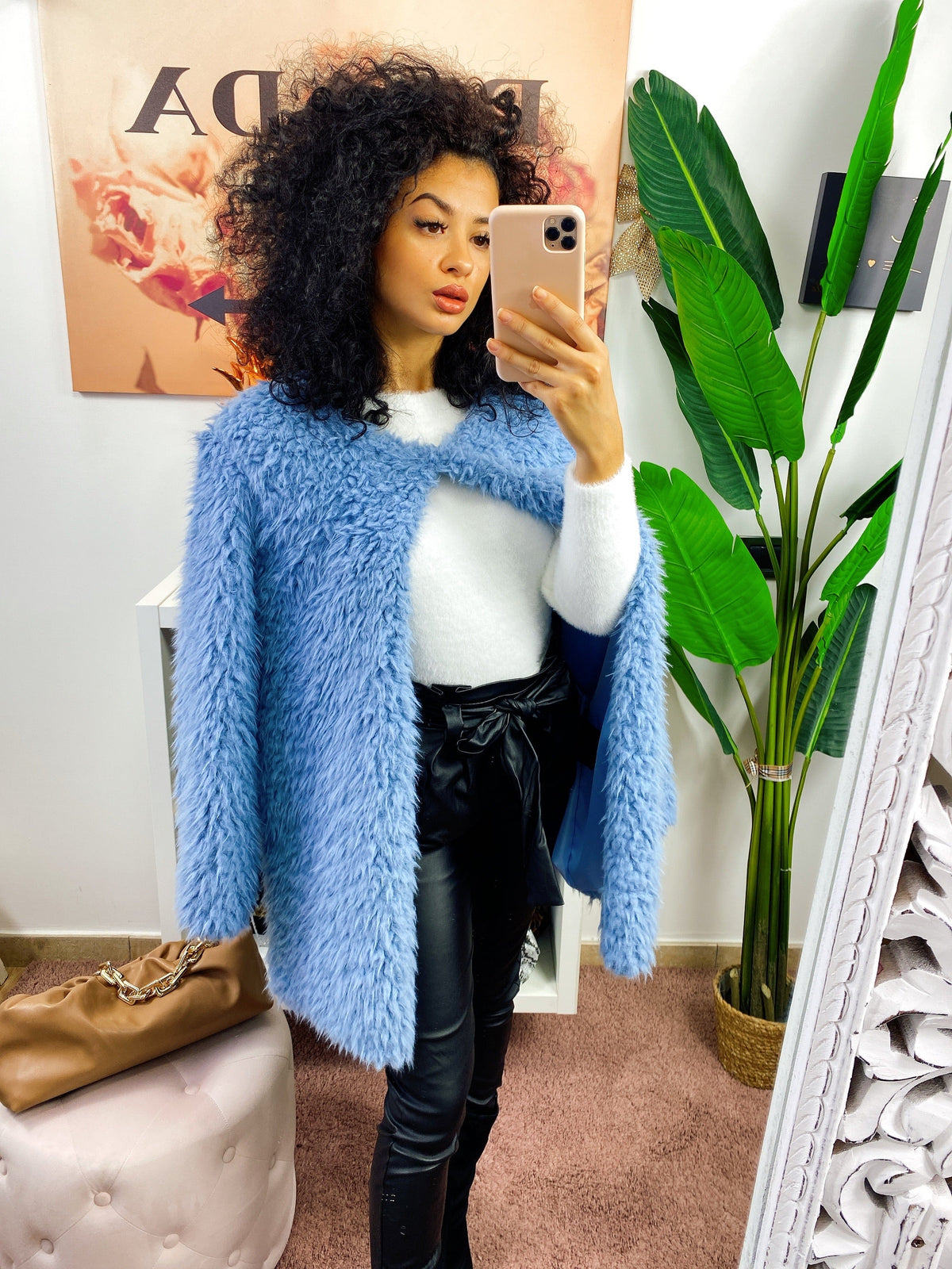 Cappotto con pelo