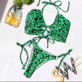 Bikini animalier verde