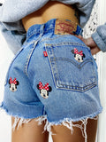 Short Levi’s Vintage con stampa topolina bagno medio chiaro