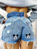 Short Levi’s Vintage con stampa topolino bagno medio