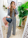 Completo pantalone e bluse  pied de poule