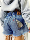 Short Levi’s Vintage bagno medio con borchie