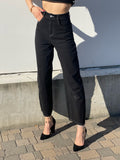 Completo top e jeans nero