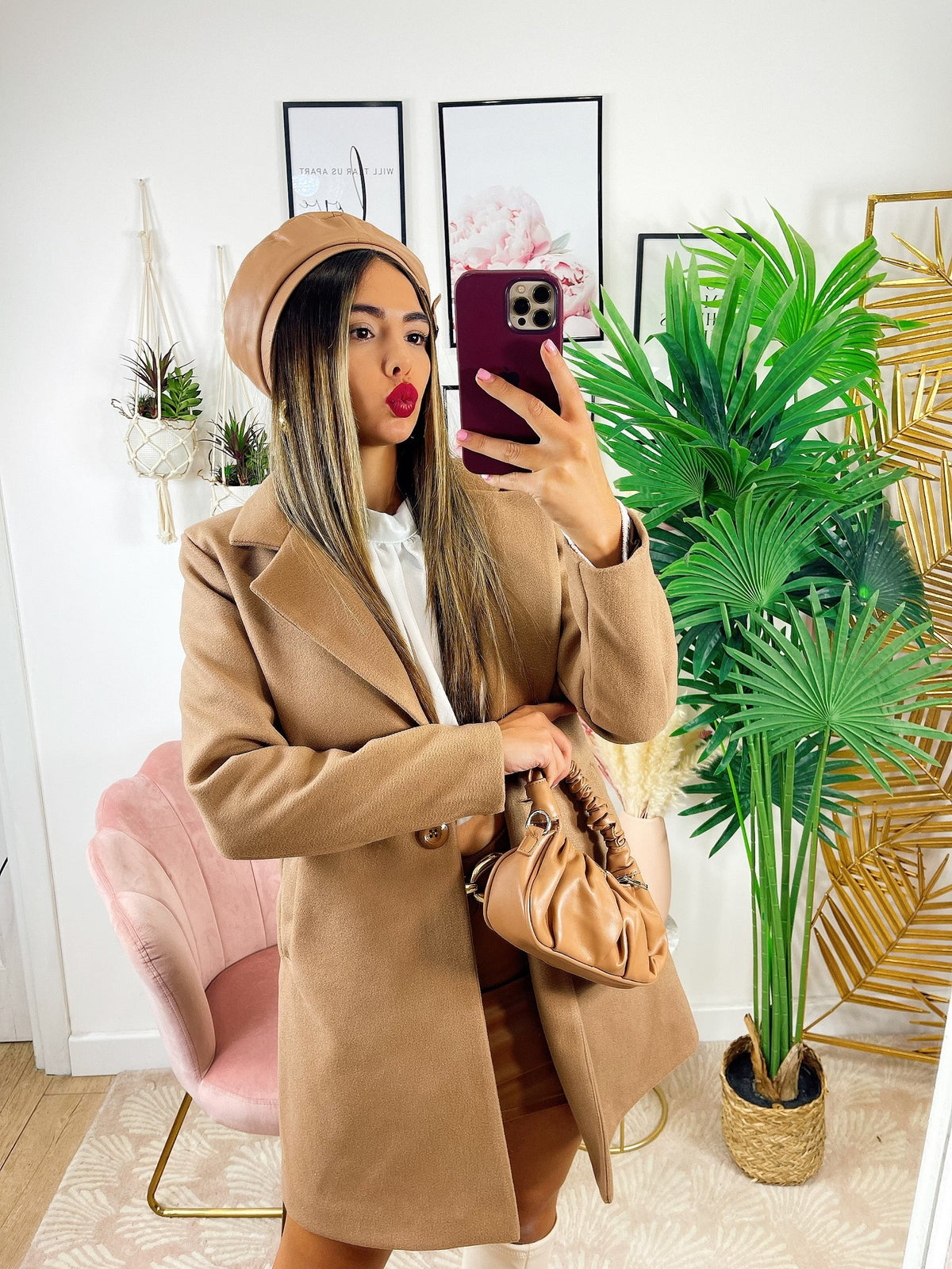 Cappotto autumn Camel
