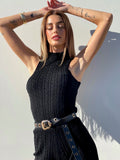 Completo a trecce nero