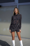 Completo camicia e short a pois