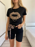 Short midi Nero