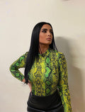 Body pitonato verde fluo