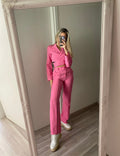 Completo top e pantalone Fuxia