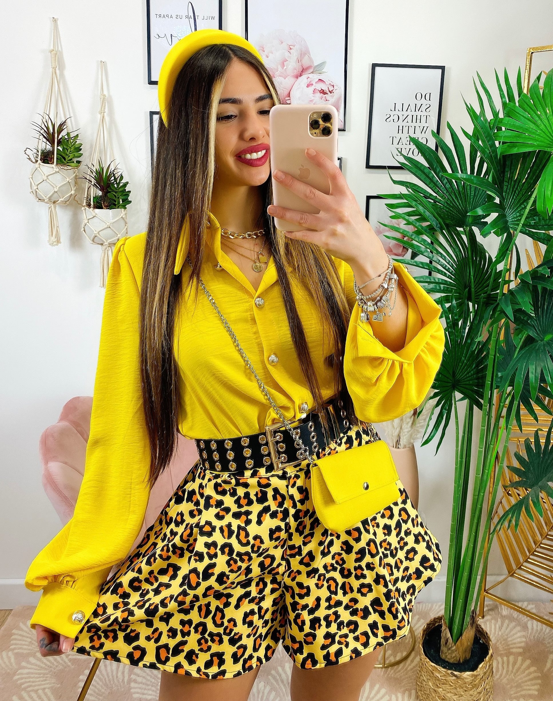 Short maculato Giallo