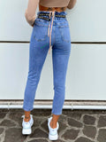 Jeans a caramella chiaro