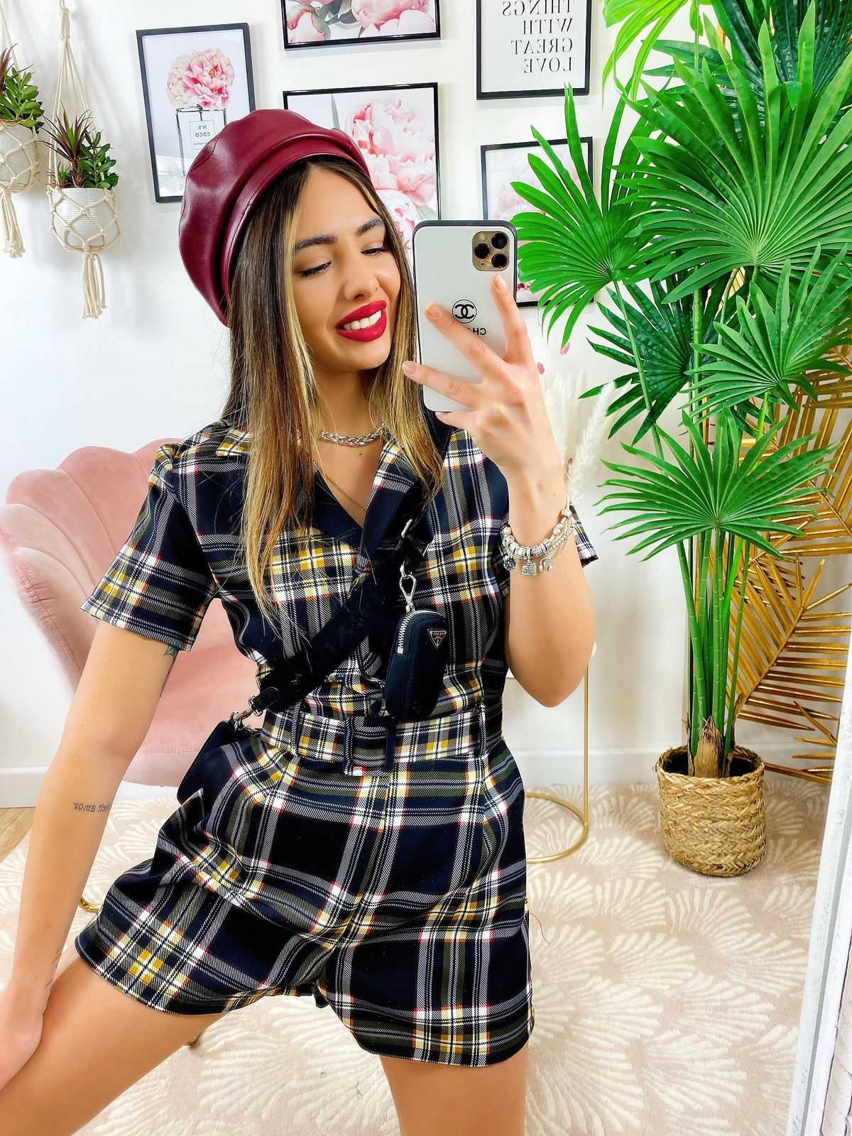 Tutina Check Nera