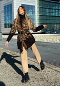 Cardigan animalier