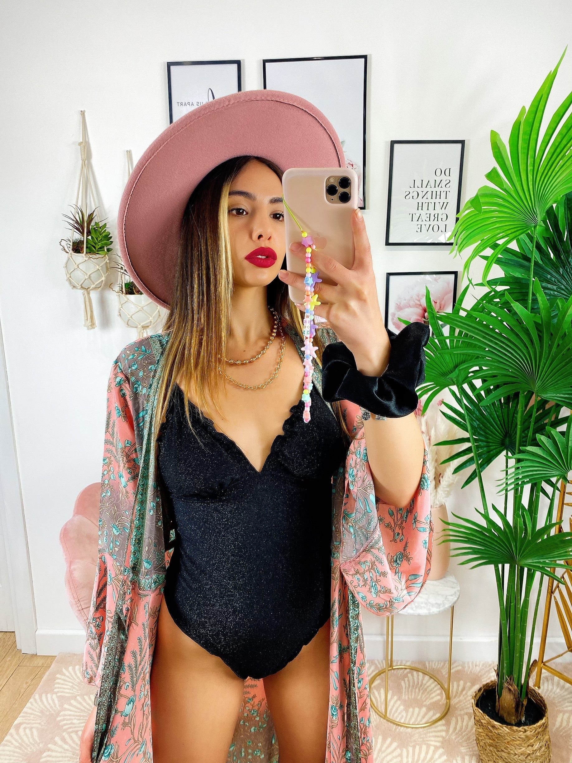 Kimono o abito etnico Base Rosa
