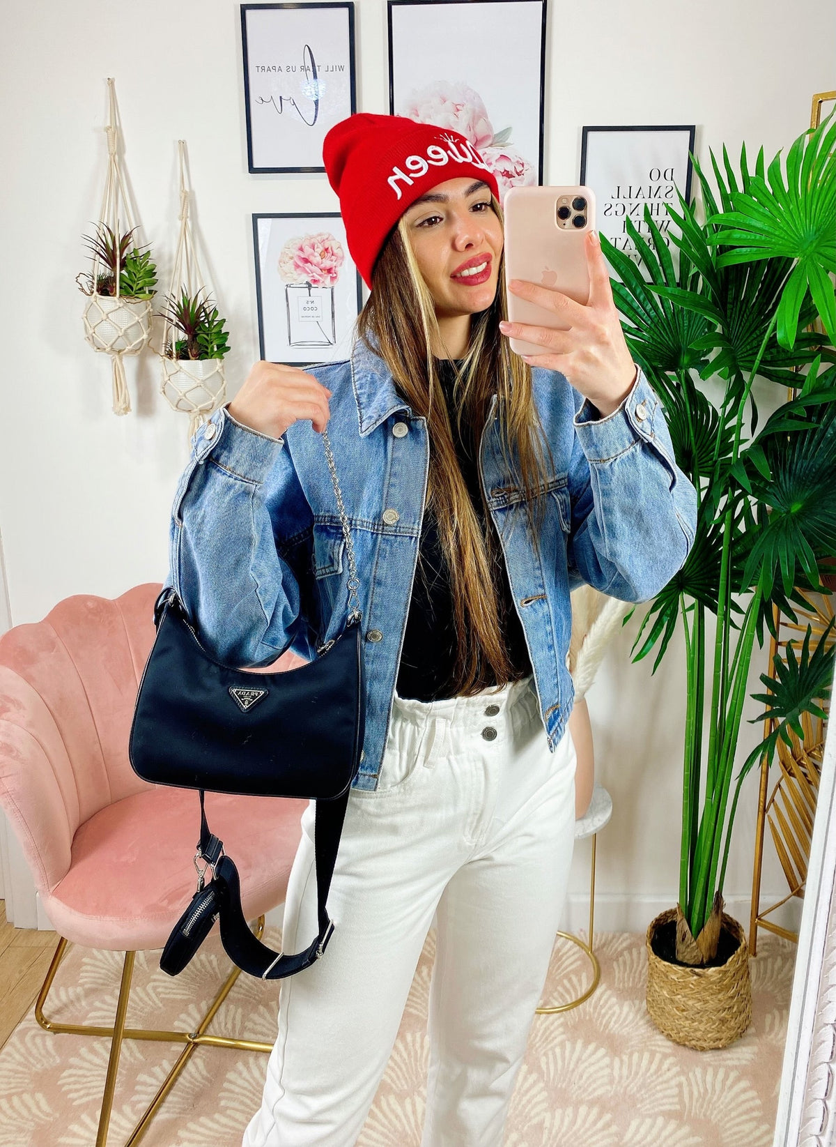 Giacca di jeans con elastico