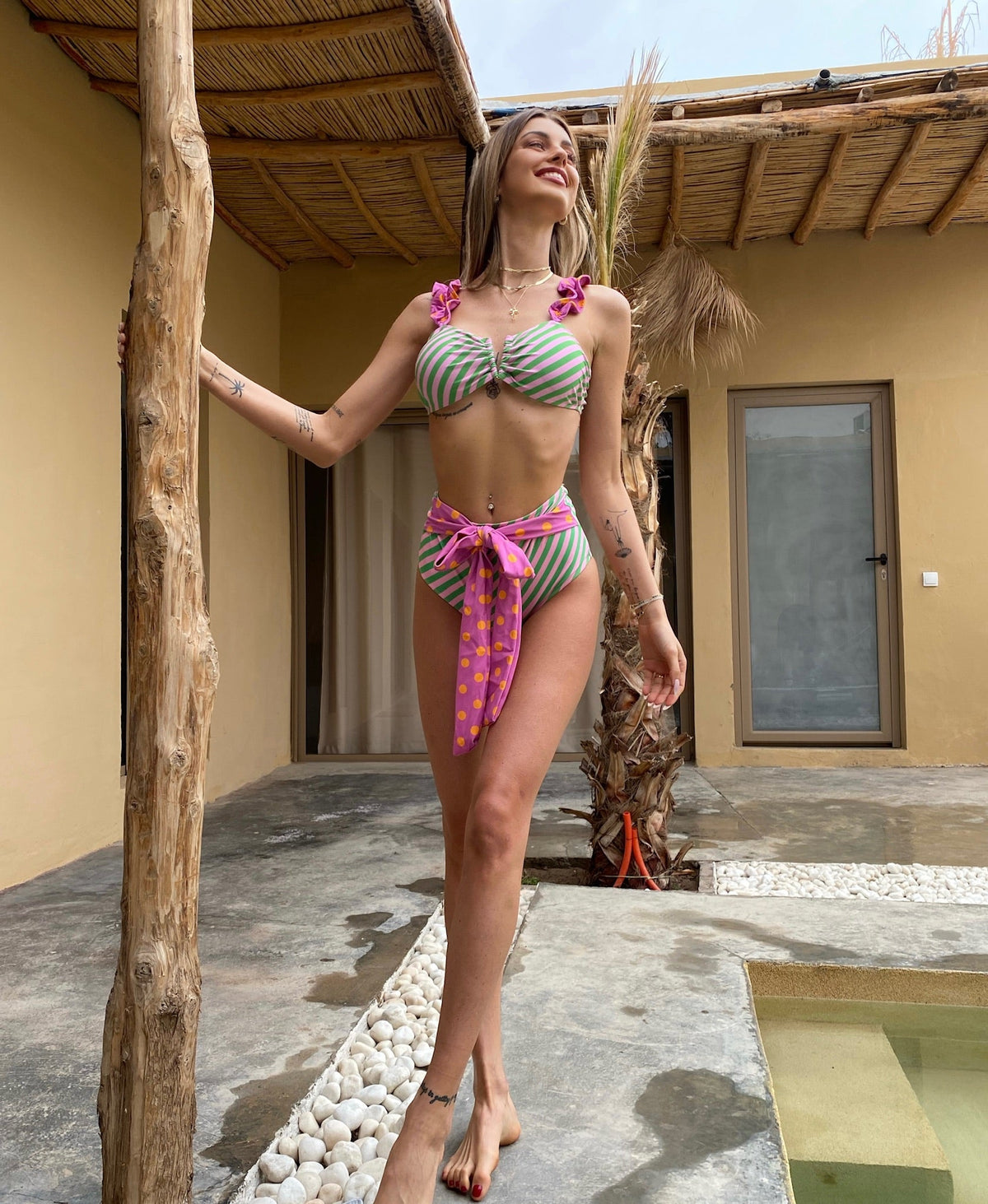 Bikini Rainbow a vita alta