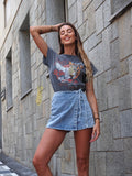 Pantagonna in jeans con laccetto