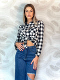 Camicia a quadri Black & White