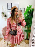 Completo Giacca Corta e Gonna Rosa