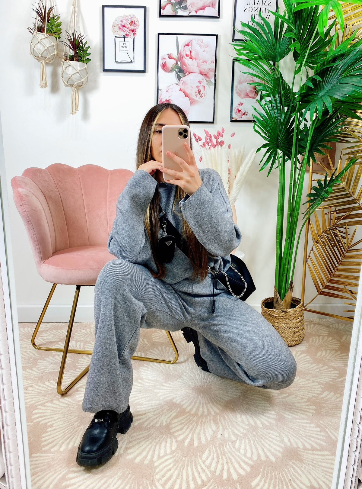 Completo Maglia e pantalone quality Grigio