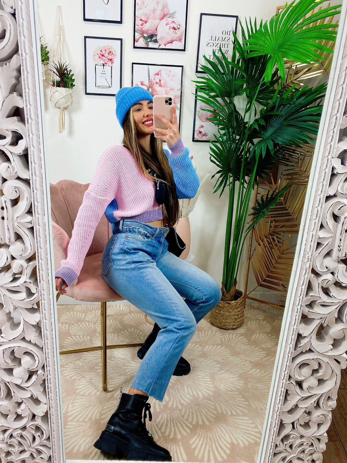 Jeans Levi’s Vintage a caramella con spacco medio scuro