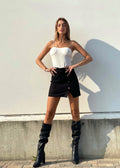 Body bianco con strass