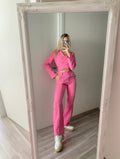 Completo top e pantalone Fuxia