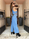 Completo top e jeans