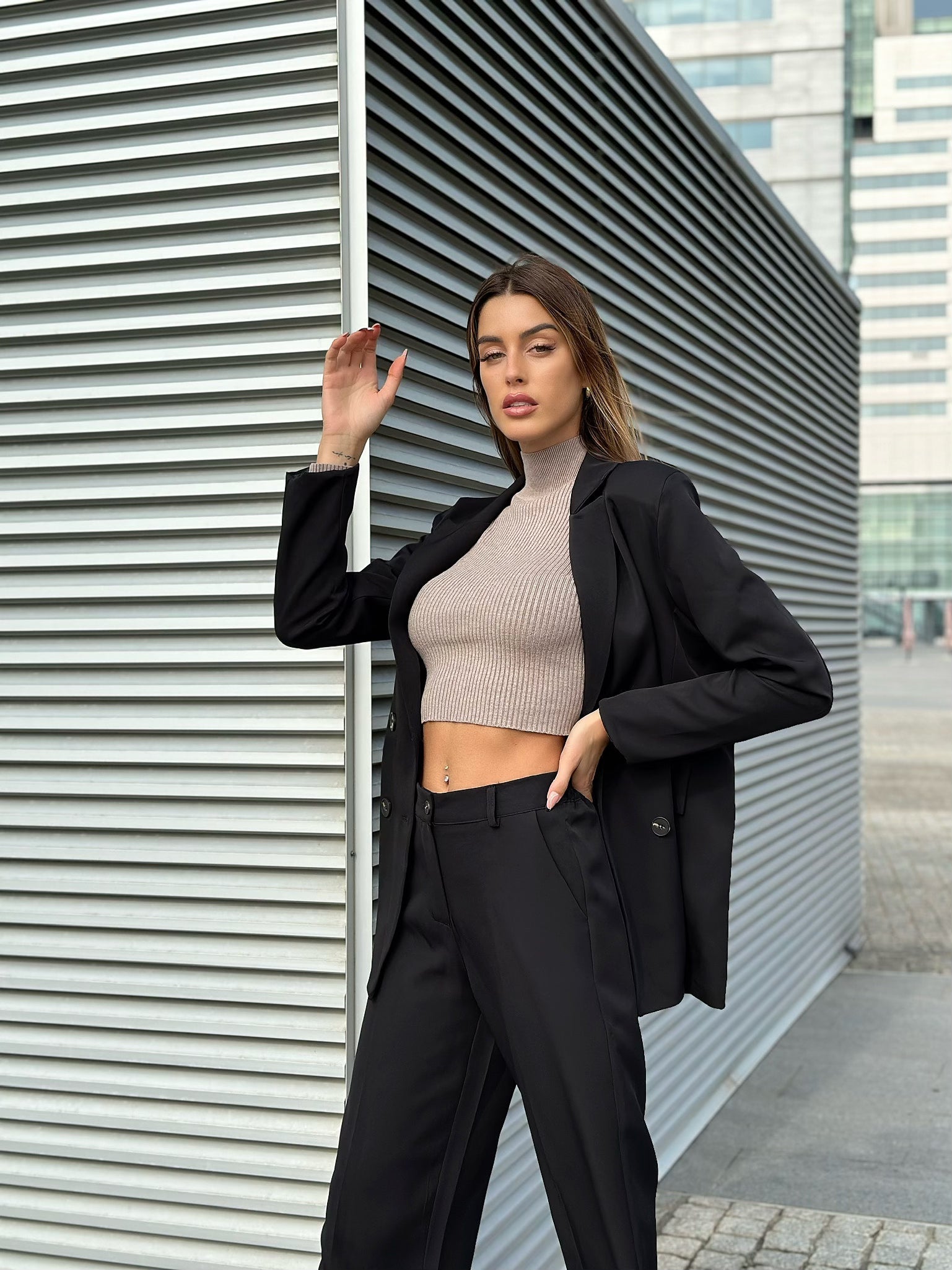 Completo giacca e pantalone nero