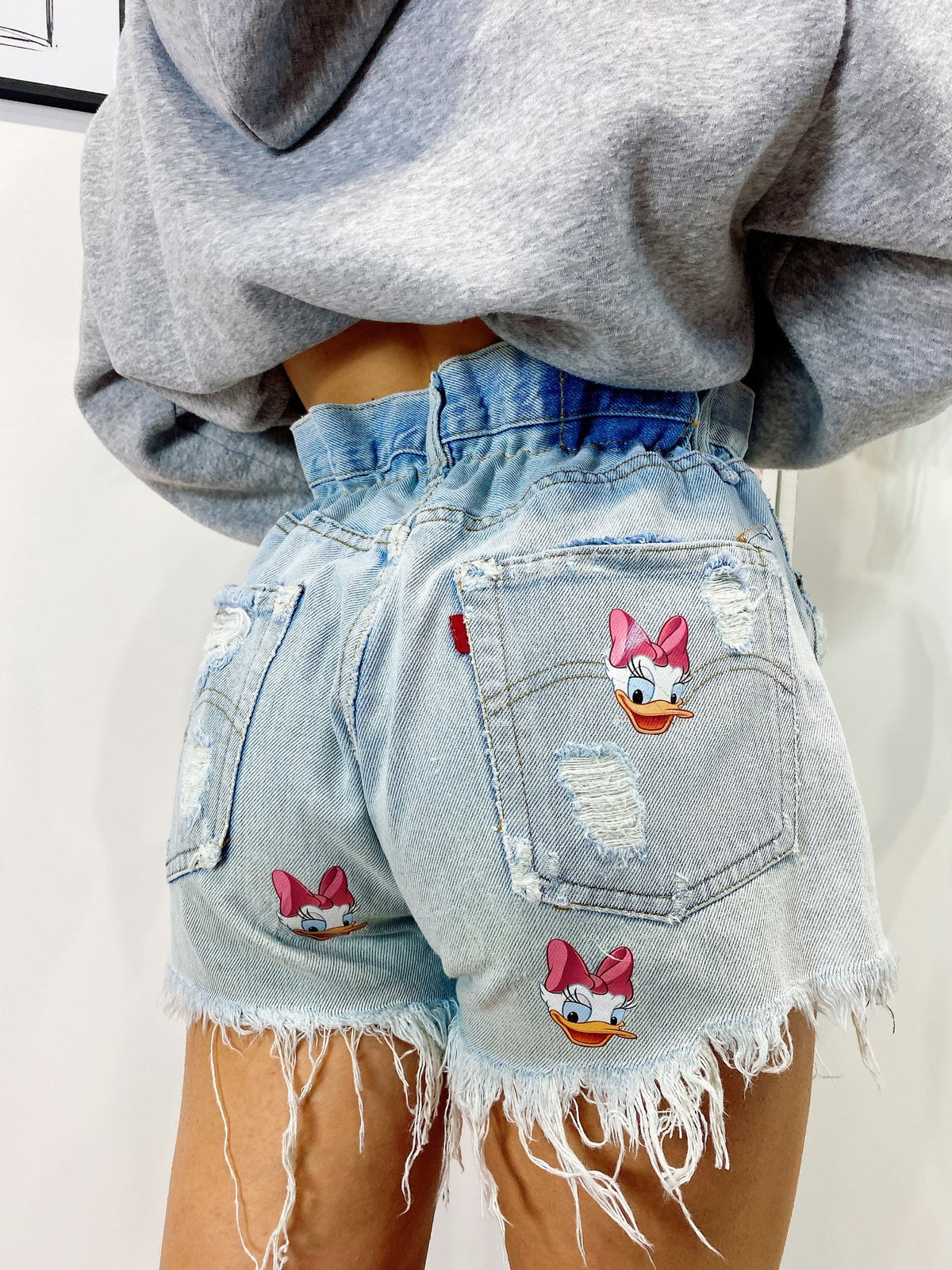 Short Levi’s Vintage con stampa Paperina bagno chiaro