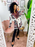 Cardigan Con dettagli rosso nero
