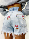Short Levi’s Vintage con stampa Paperina chiaro