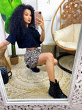 Short maculato con fiocco